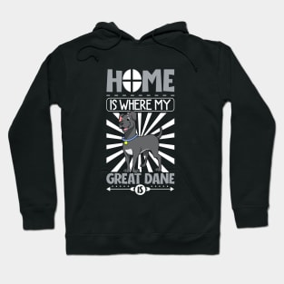 Home is where my Great Dane is - German Mastiff Hoodie